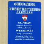 Anglican Cathedral sign