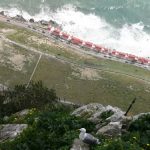 View from the top of Gibraltar. The