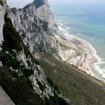 View from the top of Gibraltar. The