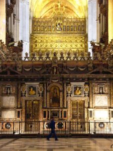 Seville - interior of the cathedral