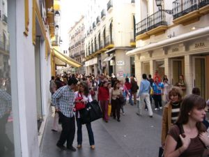 Seville - fashionable street