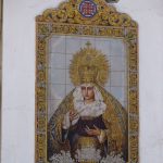 Tiled religious icon