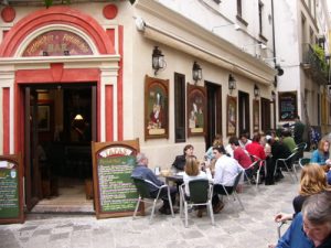 Seville is a city of cafes