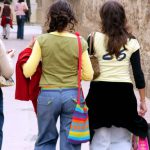 Seville - girls walking down the street