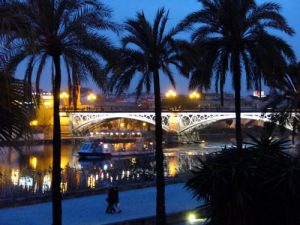 Seville in the evening