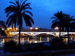 Seville in the evening