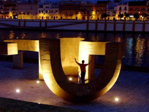 Seville in the evening