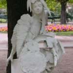 Paris - statue in a park
