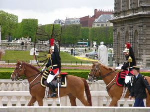 Paris - French honor guard for