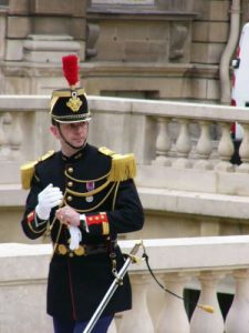 Paris - French honor guard for