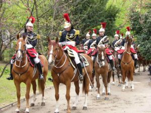 Paris - French honor guard for