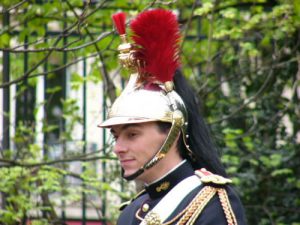 Paris - French honor guard for