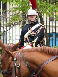 Paris - French honor guard for