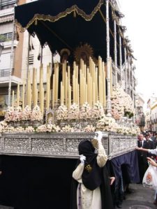 The second float carries mother Mary