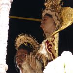 The second float carries mother Mary