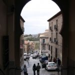 Toledo - keyhole view of the old town. Toledo