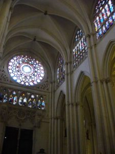 Toledo's magnificent cathedral stands high and