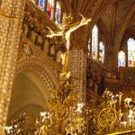 Toledo's magnificent cathedral stands high and