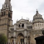 Toledo's magnificent cathedral stands high and