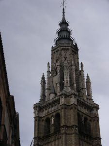 Toledo's magnificent cathedral stands high and