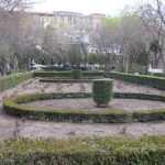 Toledo - garden in front of