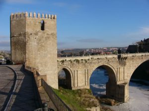 Toledo is surrounded by the River Tajo.