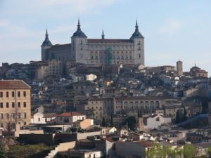 Toledo - the Alcazar from across
