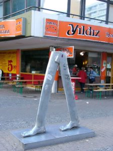 Berlin - Erotic street sculpture in