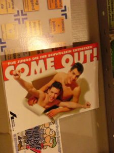 Post card at Man-O-Meter gay