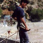 Construction worker on Island of Rhodes