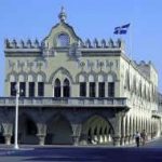 Rhodes new city market.  Island of Rhodes,