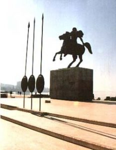 Greece Mainland Thessaloniki city statue