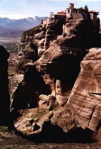 Greece Mainland  Meteora - Megalo Meteoro monastery Meteora is