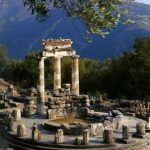 Greece Mainland The Delphi Athena Sanctuary at Delphi Delphi is
