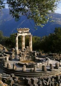 Greece Mainland The Delphi Athena Sanctuary at Delphi Delphi is