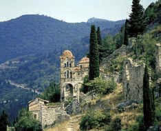 Greece Mainland  Mistras Castle ruins