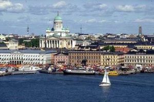 Helsinki harbor view