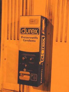 Condom machine on the street