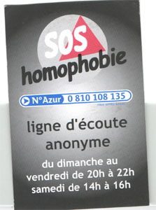 Anti-homophobia poster