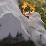 Perpetual memorial and flame