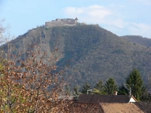 Nagymaros view of VisegradCitadel