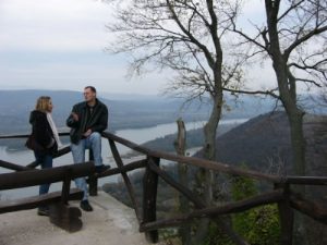 View of the Danube River from Visegrad Citadel