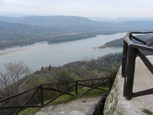 View of the Danube River from Visegrad Citadel