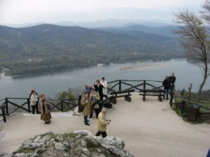 View of the Danube River from Visegrad Citadel