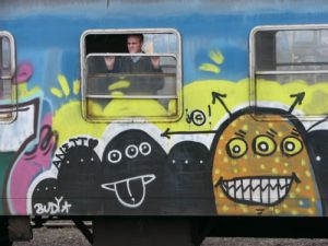 Hungary: Rail Travels - Train Graffiti