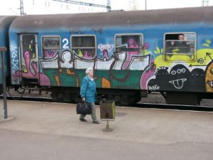 Hungary: Rail Travels - Train Graffiti