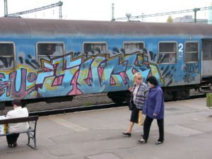 Hungary: Rail Travels - Train Graffiti