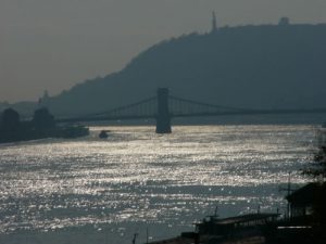 Danube on a misty morning