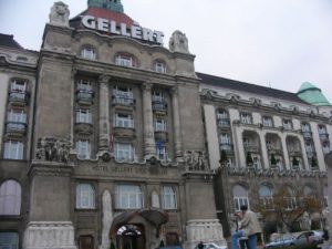 Gellert Hotel entrance The Gellért