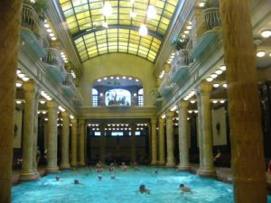 One of several pools a Gellert